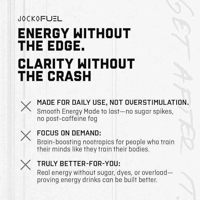 Jocko Fuel GO Energy Drinks, Lemon Lime - 95mg Caffeine with Added Adaptogens, Vitamin B12 & B6, & L Theanine for Mood & Focus Support, No Sugar, 12 Pack - Packaging May Vary - Image 6