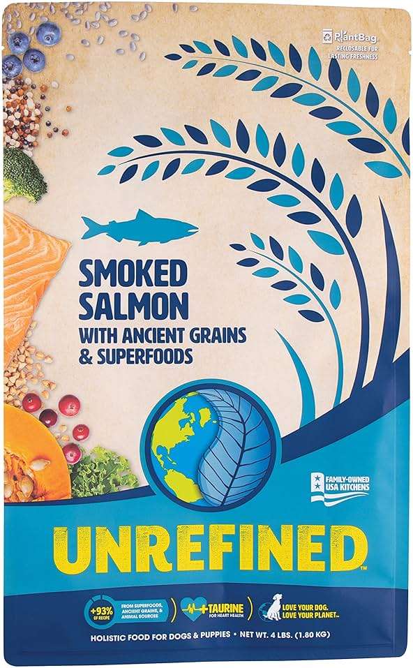 Earthborn Holistic Unrefined Smoked Salmon with Ancient Grains & Superfoods Dry Dog & Puppy Food - Image 1