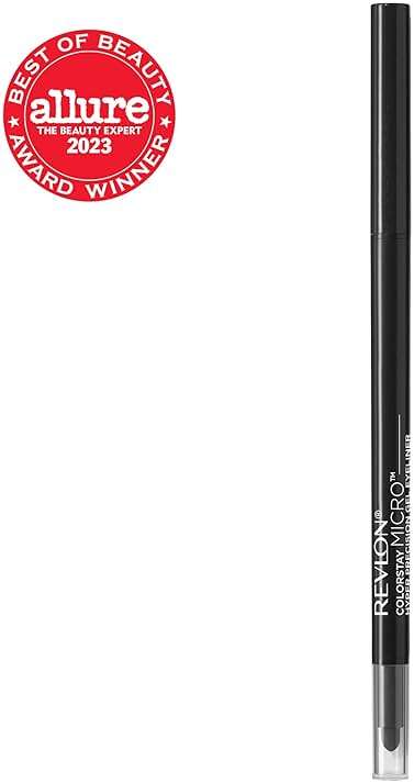Revlon Gel Eyeliner, ColorStay Micro Hyper Precision Eye Makeup with Built-in Smudger, Waterproof, Longwearing with Micro Precision Tip, 214 Black, 0.002 oz - Image 11