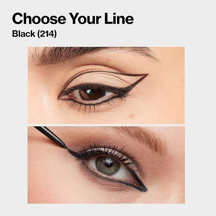 Revlon Gel Eyeliner, ColorStay Micro Hyper Precision Eye Makeup with Built-in Smudger, Waterproof, Longwearing with Micro Precision Tip, 214 Black, 0.002 oz - Image 5