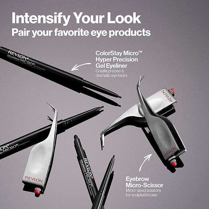 Revlon Gel Eyeliner, ColorStay Micro Hyper Precision Eye Makeup with Built-in Smudger, Waterproof, Longwearing with Micro Precision Tip, 214 Black, 0.002 oz - Image 9