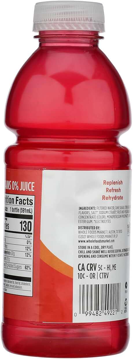 365 by Whole Foods Market, Berry Sports Drink, 20 Fl Oz - Image 3