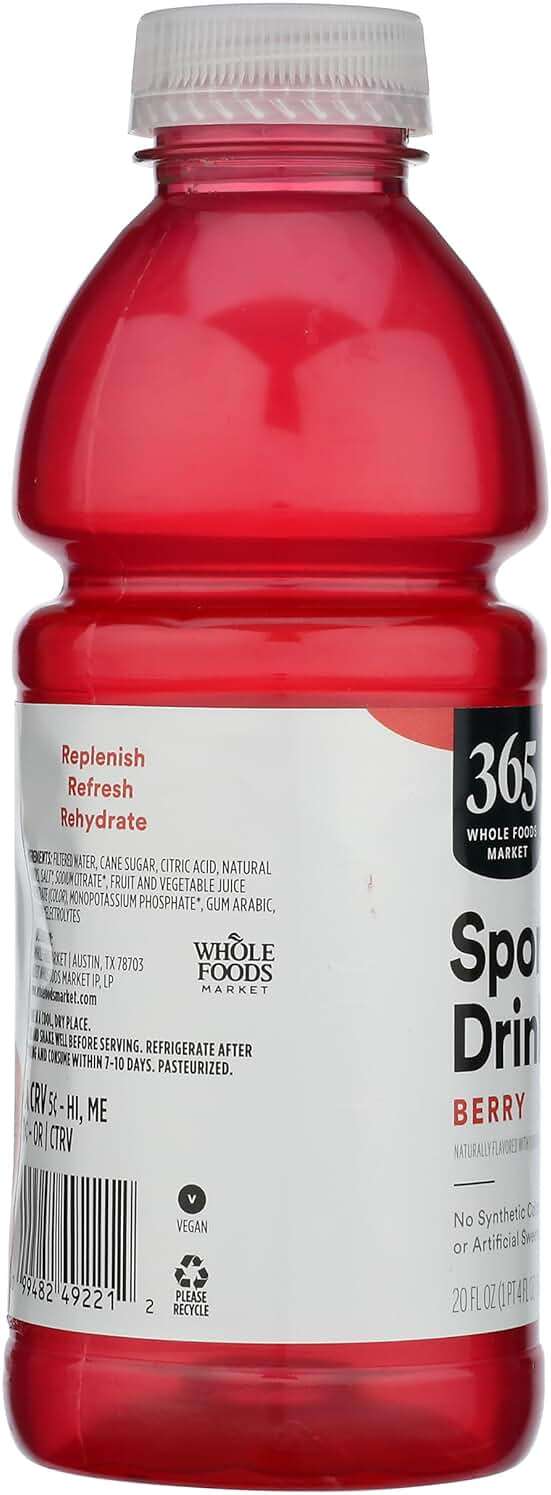 365 by Whole Foods Market, Berry Sports Drink, 20 Fl Oz - Image 5