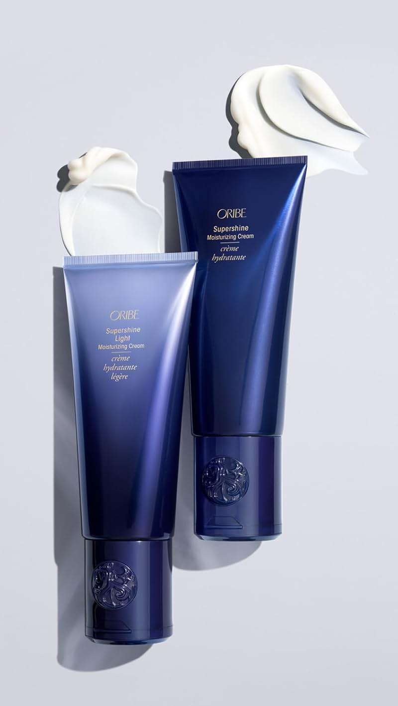Oribe Supershine Light Moisturizing Styling Cream - Adds Shine & Smooths Frizz With Heat Protection - Blowout Primer, Air Dry Cream & Style Finisher - For Fine & Medium Hair - 5 oz - Image 6