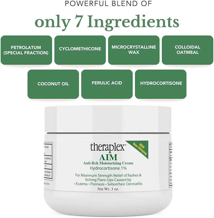Theraplex AIM - Anti-Itch Moisturizing Cream (3 oz) - Non-stinging, Relieves Itching, Rashes, Flare Ups - Helps Repair & Restore the Skin's Natural Protective Barrier - Image 9
