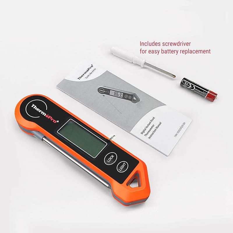 TempPro TP19H Digital Meat Thermometer for Cooking, 1 Sec Instant Read Food Thermometer with Motion-Sensing Wake for BBQ Grill Oil Fry Candy for Fathers Day Gift for Dad Men (Previously ThermoPro) - Image 9