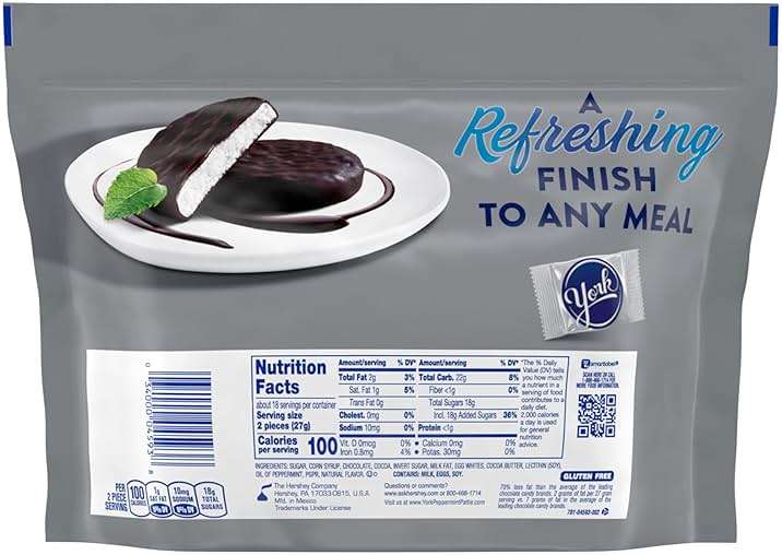 YORK Dark Chocolate Peppermint Patties, Candy Family Pack, 17.3 oz - Image 2