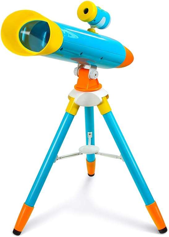 Little Experimenter Projector Telescope for Kids, Children's Telescopes & 24 Space Images, STEM Activity Science Toys, Gifts for Kids, Learning Gifts for Boys & Girls Ages 3 4 5 6-12 Year Old - Image 1