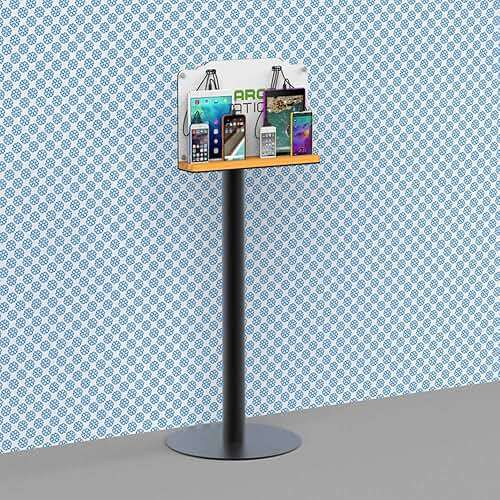 VIPATEY Tower Floor Stand Public Cell Phone Charging Station 8 Ports High Speed Cables Applicable Airport Station Hospitals Banks Compatible with Smartphones Tablets and More - Image 7