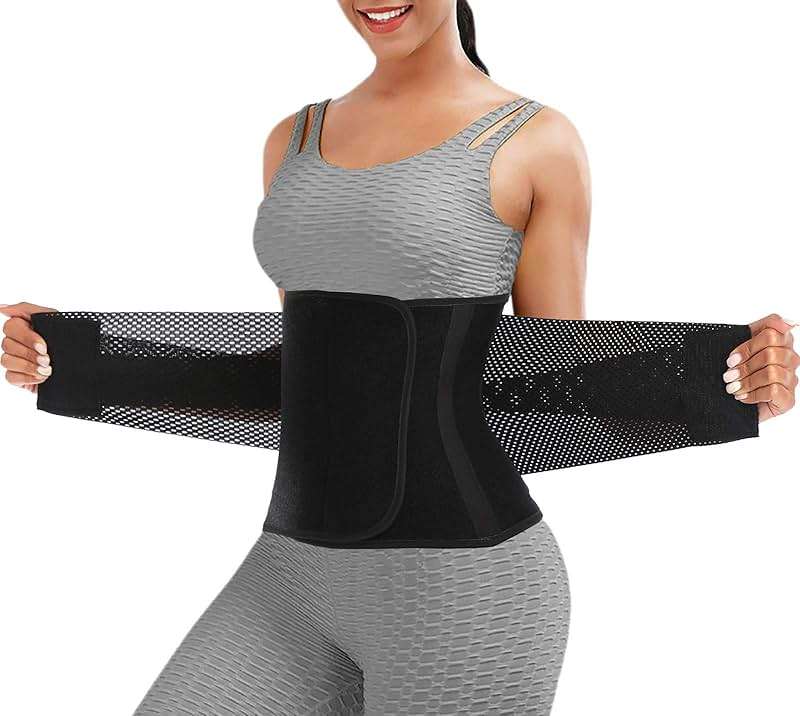 ChongErfei Waist Trainer Belt for Women Man - Waist Trimmer Ab Belt - Tummy Control Body Shaper - Image 1