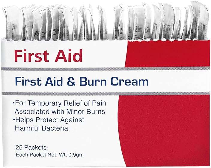 Safetec First Aid Burn Cream .9 g. Pouch 25 ct. Box (4 Pack) - Image 3