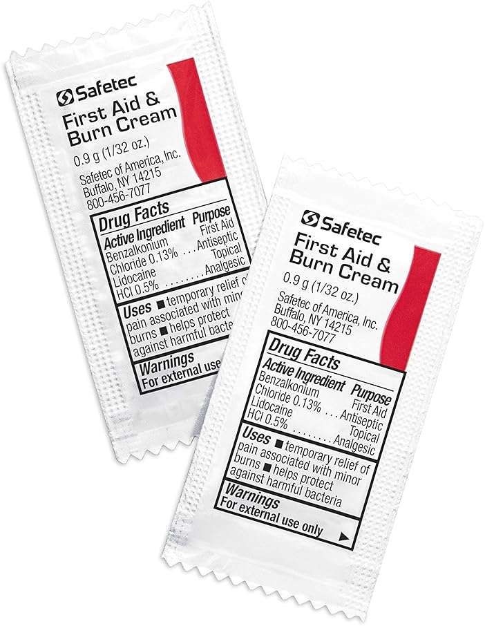 Safetec First Aid Burn Cream .9 g. Pouch 25 ct. Box (4 Pack) - Image 6