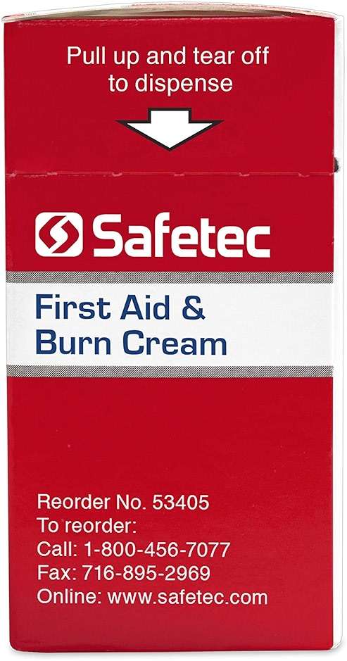 Safetec First Aid Burn Cream .9 g. Pouch 25 ct. Box (4 Pack) - Image 9