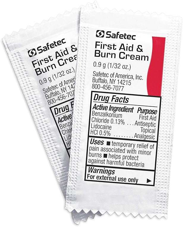 Safetec First Aid Burn Cream .9 g. Pouch 25 ct. Box (6 Pack) - Image 8