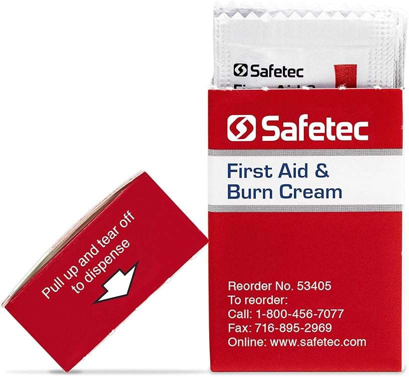Safetec First Aid Burn Cream .9 g. Pouch 25 ct. Box (6 Pack) - Image 9