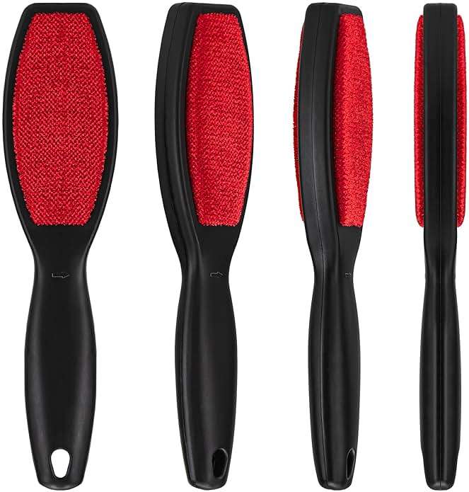 DecorRack (2 Pack) Double-Sided Lint Brushes, Pet Hair Remover Brush for Clothes and Furniture, Remove Cat and Dog Fur from Fabric Carpet and Clothing, Lint Removal Brush, Portable, Reusable (2 Pack) - Image 9