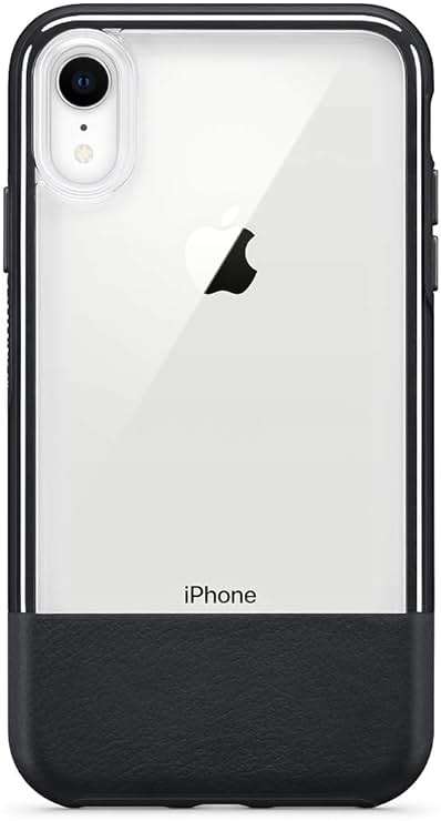 OtterBox Statement Series Case for iPhone XR - Lucent Black (Clear/Black) - Image 1