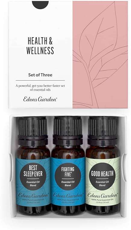 Edens Garden Health & Wellness Essential Oils 3 Set – 100% Pure Therapeutic Grade, Natural Undiluted Aromatherapy Blends - Oil for Immune Support, Household Cleaning & Air Freshening, 10 ml/ 3 Pack - Image 1