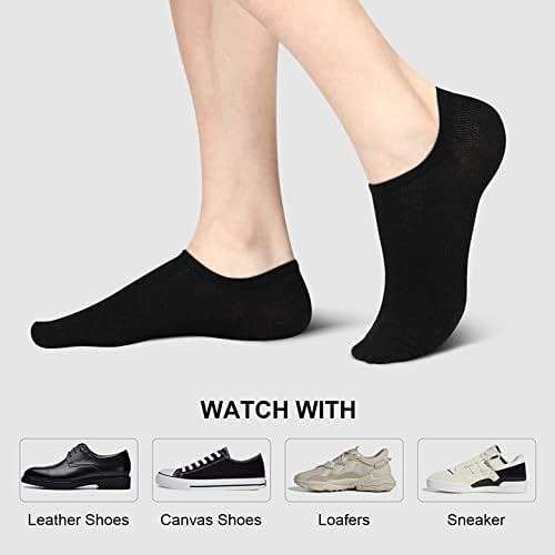 wernies No Show Socks Men, Low Cut Ankle Short Casual Cotton Socks with Non Slip Grips 6-10/11-13 - Image 7