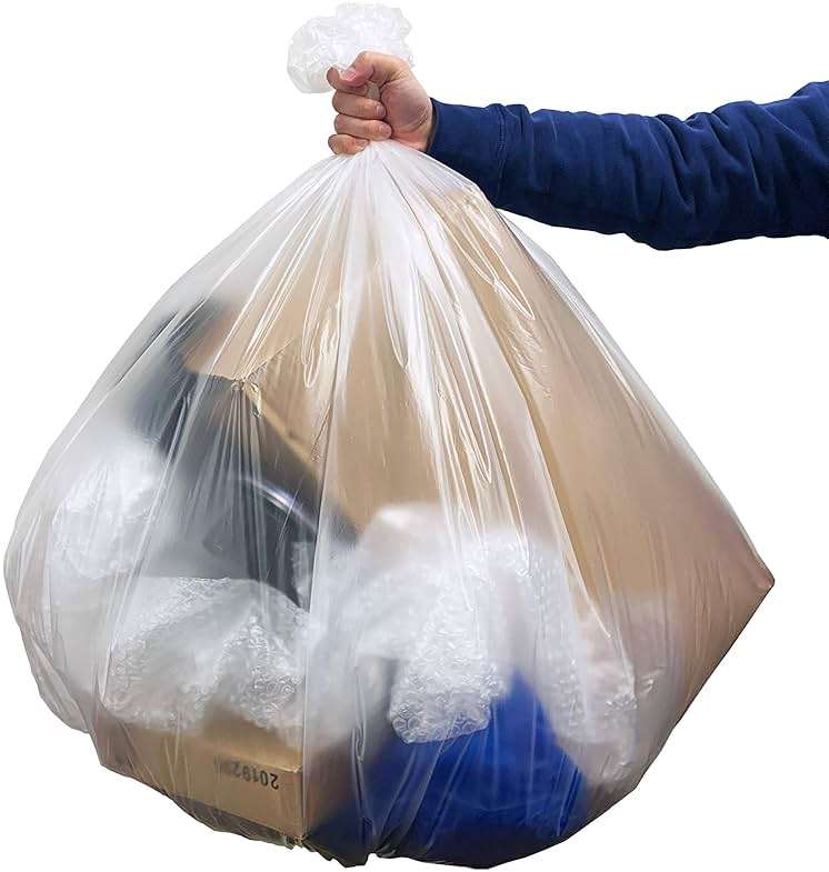 Reli. 65 Gallon Trash Bags Heavy Duty | 120 Trash Bags with Ties | Super Sizeable, Clear, Serious Garbage Cleanup - Image 4
