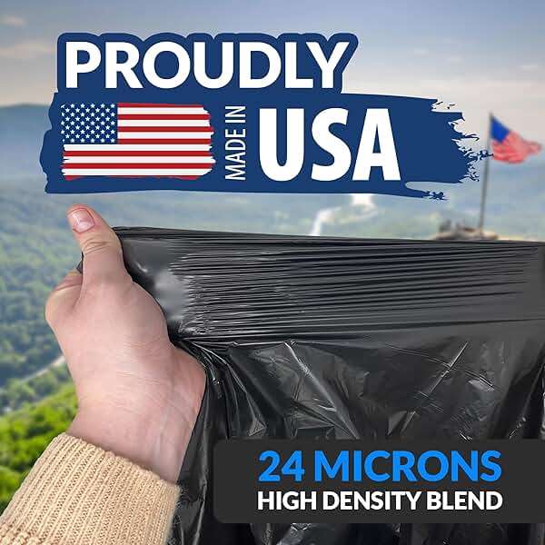 Reli. 95 Gallon Trash Bags Heavy Duty | 68 Trash Bags with Ties | Super Sizeable, Black, Serious Garbage Cleanup - Image 5