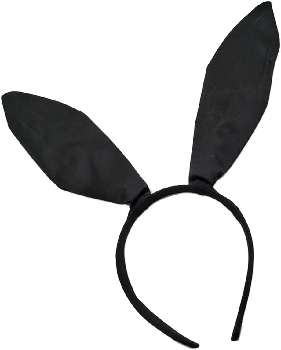 Soochat Bunny Ears Headband Cute Sexy Rabbit Ear Hair Band for Easter Halloween Christmas Party Cosplay Costume Accessory (Black) - Image 7
