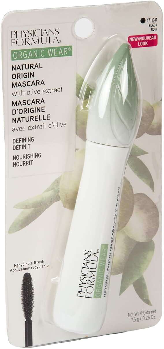 Physicians Formula Organic Wear Lash-Boosting All Natural Mascara, Lifts, Lengthens, For Sensitive Eyes, Dermatologist Tested - Natural Origin Black - Image 10
