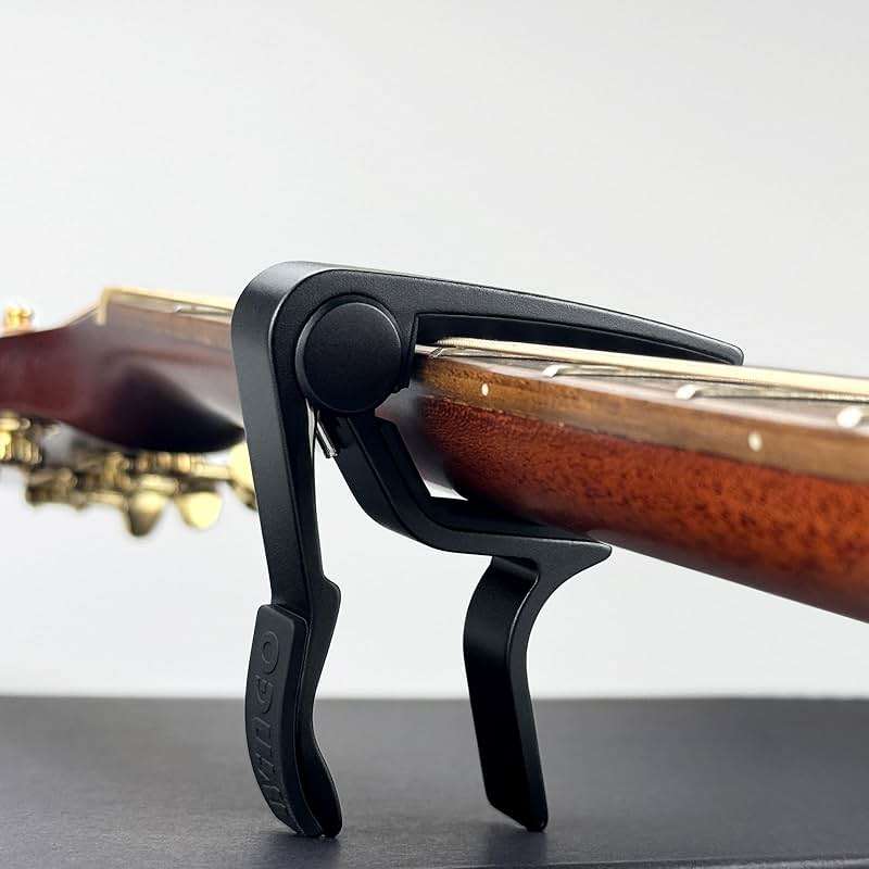 WINGO Guitar Capo for Acoustic and Electric Guitars with 5 Picks for Free, Black. - Image 7