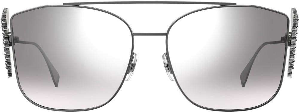 FENDI Freedom FF 0380/G/S Ruthenium+I1861/Grey Shaded 62/17/140 women Sunglasses - Image 2