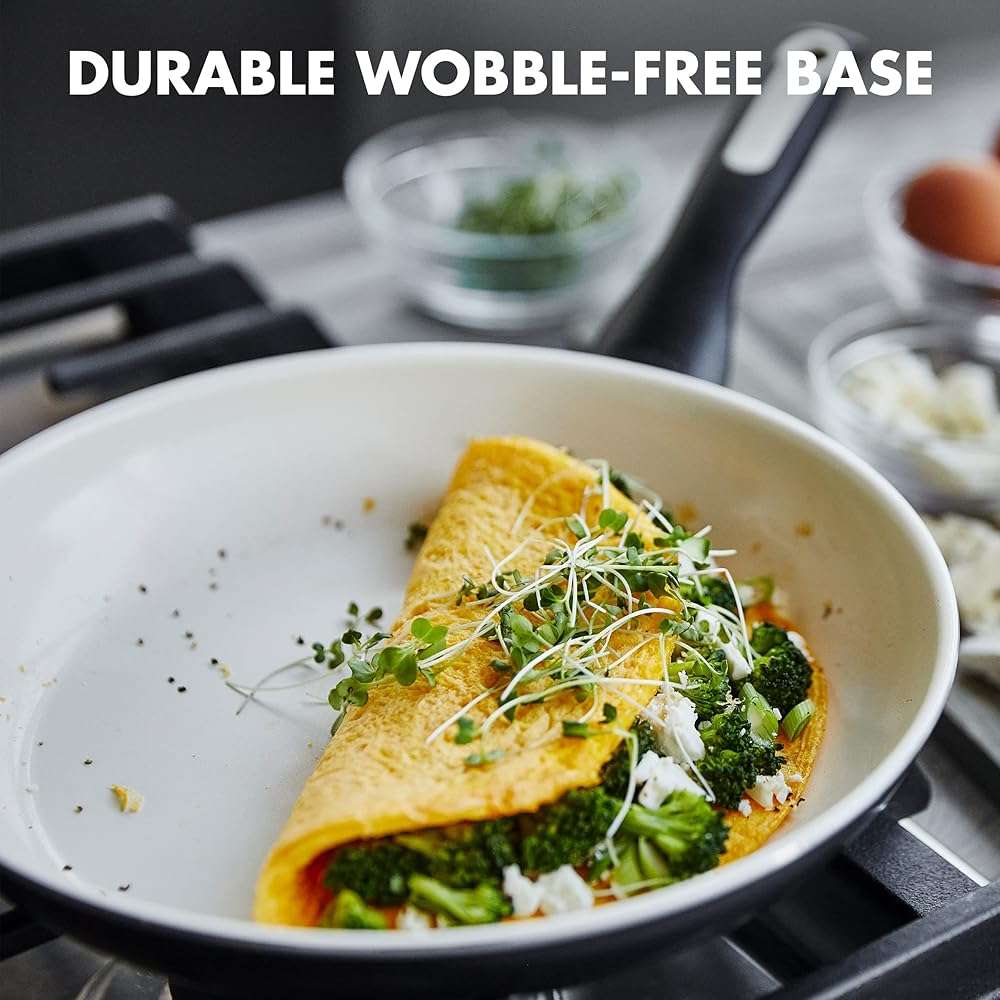 GreenPan Rio Healthy Ceramic Nonstick 10" Frying Pan Skillet, PFAS-Free, Dishwasher Safe, Black - Image 7
