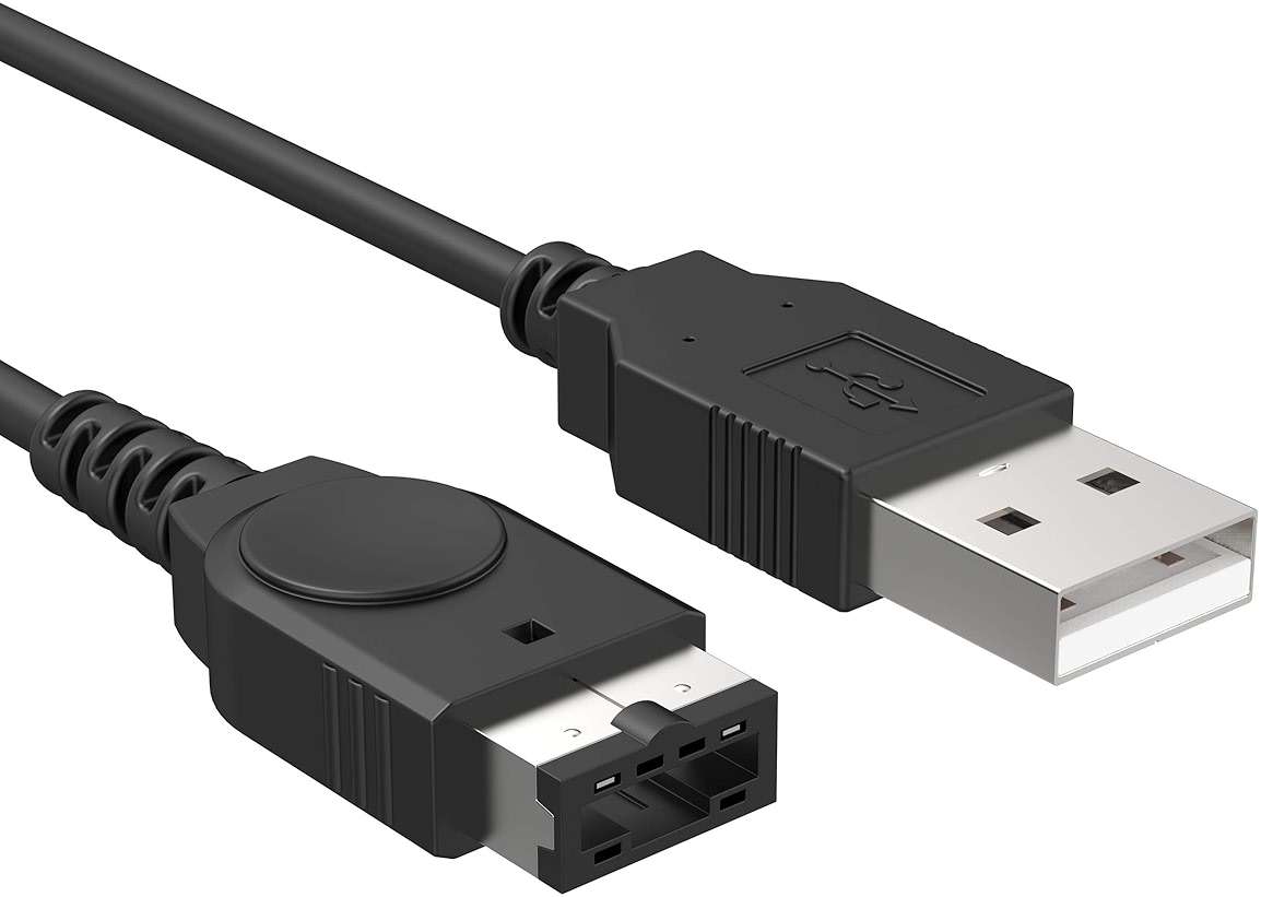 Funturbo GBA SP Charger Cable, Gameboy Advance SP Charging Cord NDS Charger Cord for Original Nintendo DS USB & Power Cable 3.9 ft (2 Pack) - Image 2