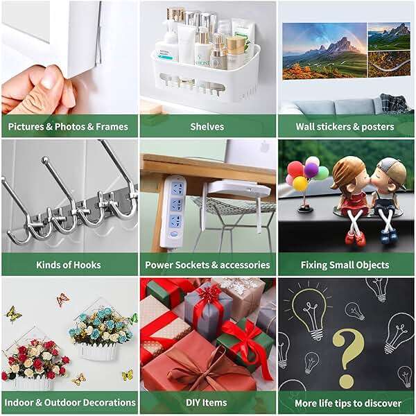 EZlifego Double Sided Tape Heavy Duty(Extra Large 16.5FT), Nano Adhesive Mounting Tape Wall Decor,Sticky Picture Hanging Adhesive Strips Poster Tape - Image 4