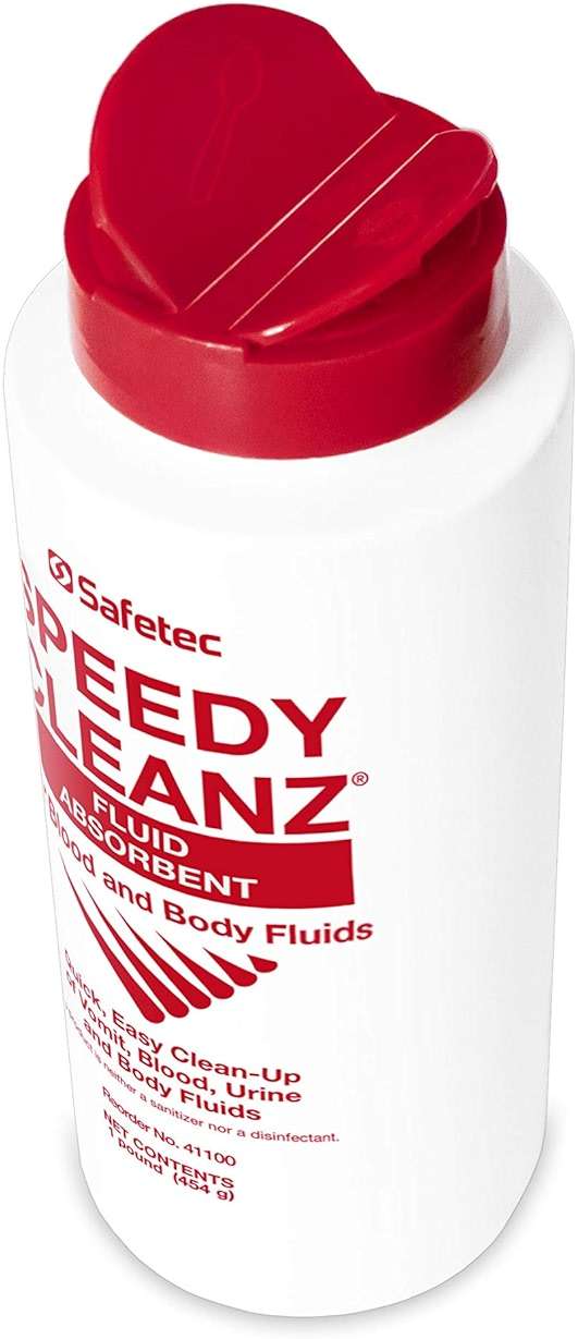 Safetec Speedy Cleanz Fluid Absorbent 16 oz. Shaker Top Bottle (Pack of 6 Bottles) - Image 3