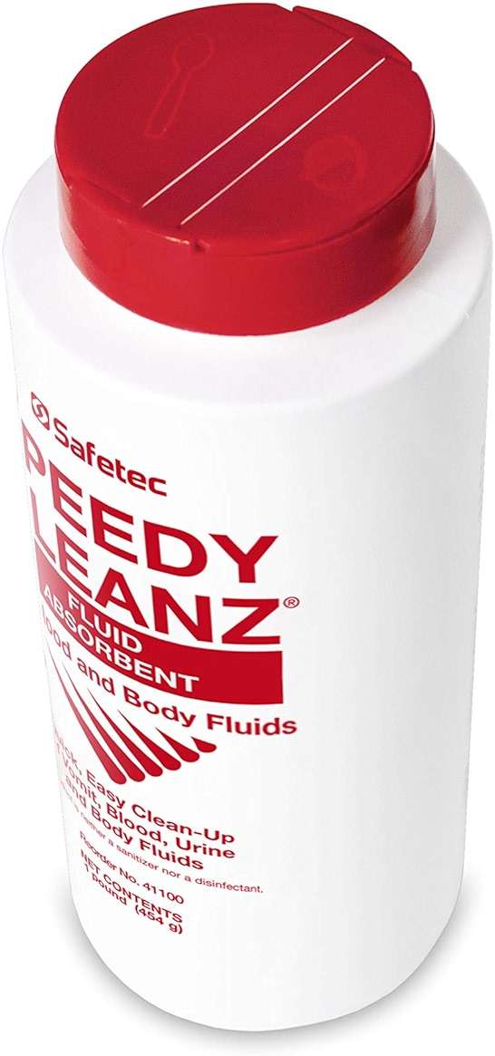 Safetec Speedy Cleanz Fluid Absorbent 16 oz. Shaker Top Bottle (Pack of 6 Bottles) - Image 4