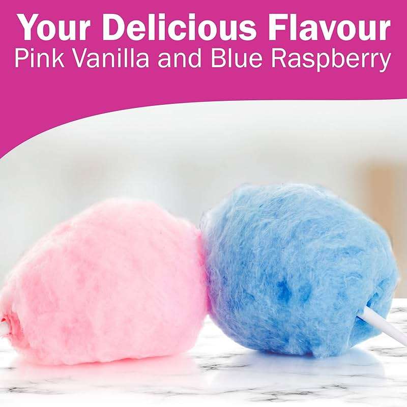 Concession Essentials - CE Floss Sugar -2pk Cotton Candy Floss Sugar 2 Pack (Pink Vanilla and Blue Raspberry) - Image 6