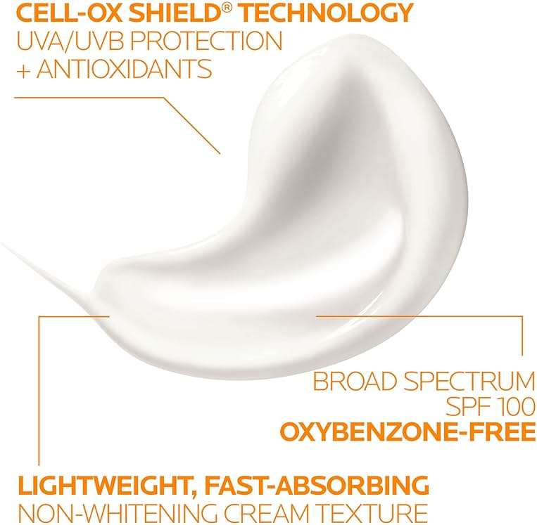 La Roche-Posay Anthelios Melt-In Milk Sunscreen SPF 100, Sunscreen For Body & Face, Broad Spectrum SPF + Antioxidants, Oil Free, For Sun Sensitive Skin, Oxybenzone Free - Image 3