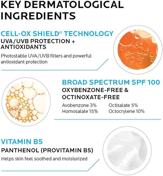 La Roche-Posay Anthelios Melt-In Milk Sunscreen SPF 100, Sunscreen For Body & Face, Broad Spectrum SPF + Antioxidants, Oil Free, For Sun Sensitive Skin, Oxybenzone Free - Image 4