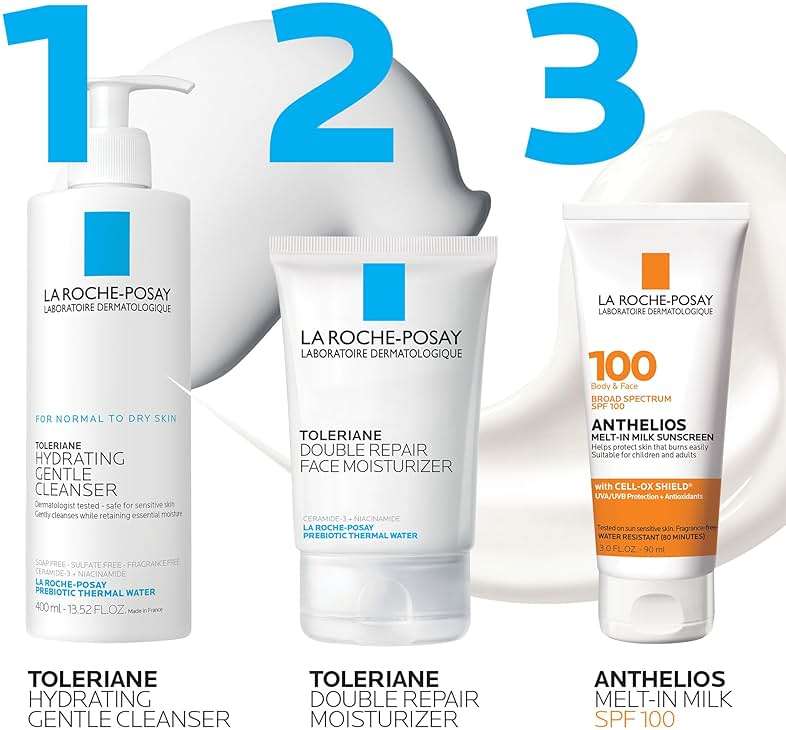 La Roche-Posay Anthelios Melt-In Milk Sunscreen SPF 100, Sunscreen For Body & Face, Broad Spectrum SPF + Antioxidants, Oil Free, For Sun Sensitive Skin, Oxybenzone Free - Image 6