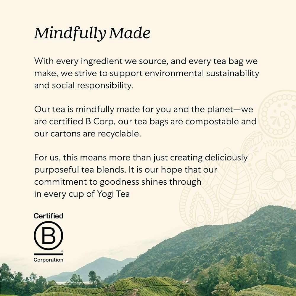 Yogi Sweet Tangerine Positive Energy Tea - 16 Tea Bags per Pack (4 Packs) - Organic Tangerine Energy Tea - Includes Black Tea Leaf, Yerba Mate Leaf, Ashwagandha Root & More - Image 6