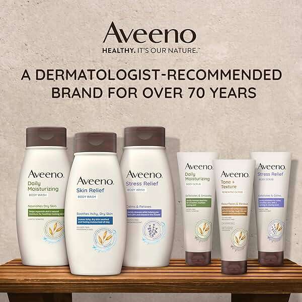 Aveeno Daily Moisturizing Body Wash Cleanser & Shaving Gel for Men & Women, Clean-Rinsing for Softer & Smoother Skin, Gentle & Lightly Scented, 18 fl. Oz, Pack of 2 - Image 6