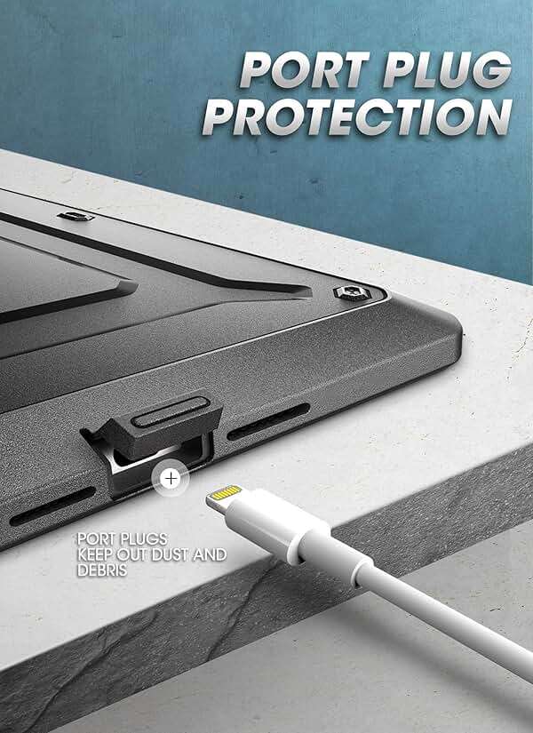 SUPCASE for iPad 9th Generation Case with Screen Protector (Unicorn Beetle Pro), [Built-in Stand] Heavy Duty Rugged Protective Case for iPad 10.2 9th / 8th / 7th Generation (2021/2020/2019), Black - Image 4