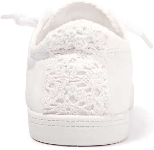 Women's Slip On Canvas Sneaker Low Top Casual Walking Shoes Classic Comfort Flat Fashion Sneakers - Image 5