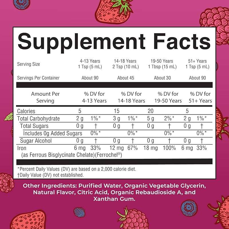 MaryRuth’s Liquid Iron | Iron Supplement for Women Men & Kids | Red Blood Cell Formation | Oxygen Support | Energy Metabolism | Ages 4 & Up | Sugar Free | Vegan | Non-GMO | Gluten Free | 15.22 Fl Oz - Image 2