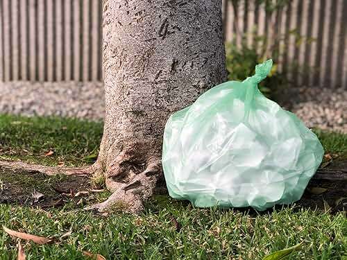 Reli. Compostable 6-8 Gallon Trash Bags | 100 Count | ASTM D6400 | Green | Eco-Friendly | For Compost - Image 6