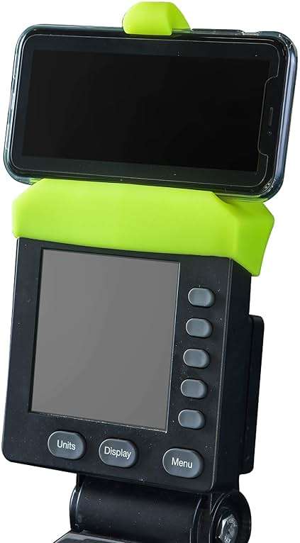 Phone Holder Made for PM5 Monitors of Concept 2 Rower, SkiErg and BikeErg - Silicone Smartphone Cradle Compatible with Concept 2 Rowing Machine. Ideal Rower Accessories - Image 1