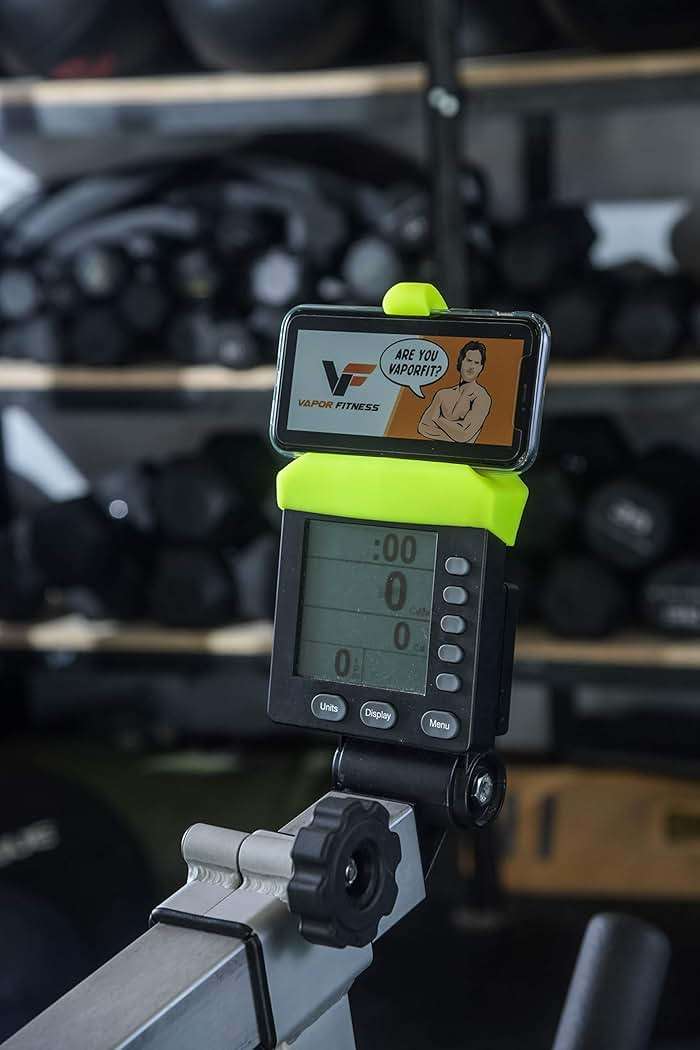 Phone Holder Made for PM5 Monitors of Concept 2 Rower, SkiErg and BikeErg - Silicone Smartphone Cradle Compatible with Concept 2 Rowing Machine. Ideal Rower Accessories - Image 7