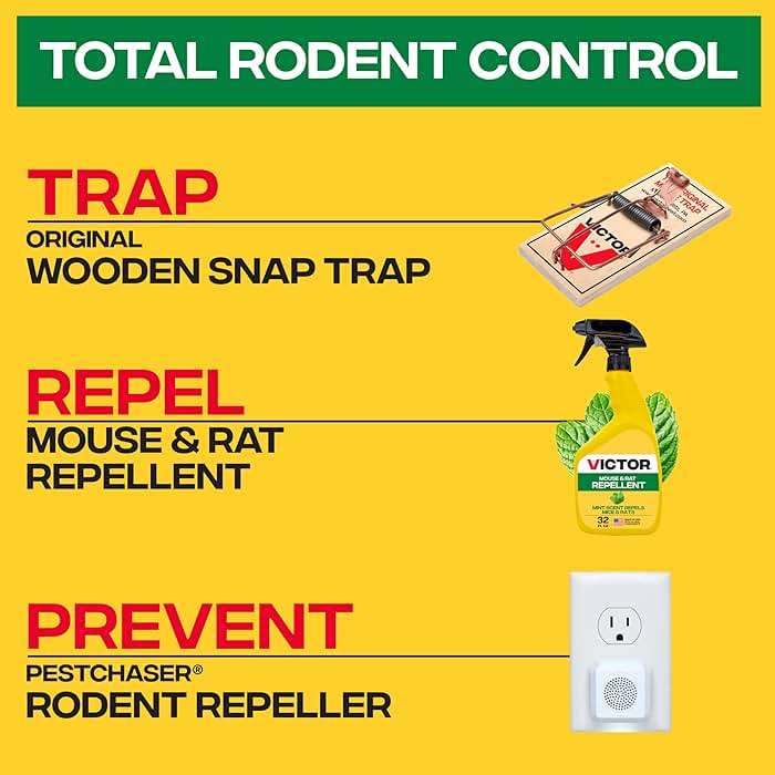 Victor Mouse and Rat Repellent Spray - M809 - Natural, Non-Toxic Rodent Repellent Spray for Indoor and Outdoor Use - Ready to Use - 32 fl oz Bottle - Up to 67 Linear Ft Coverage - Image 9