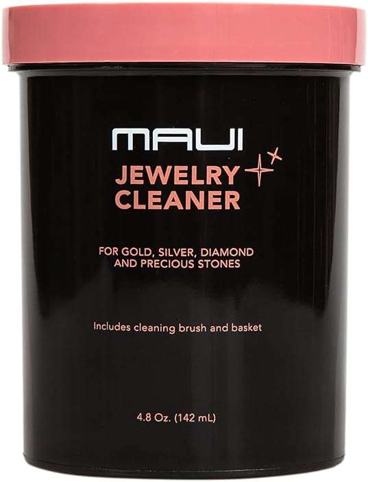 Maui Liquid Jewelry Cleaner Solution Complete kit with Cloth .. NOT Guaranteed to Work on All Jewelry. Only Works on 95% of specified Jewelry Below. Must Read Description - Image 2