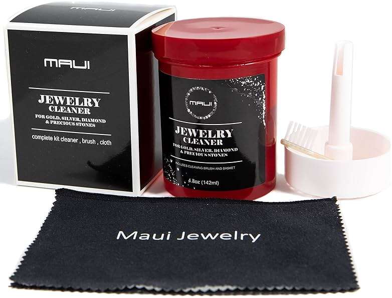 Maui Liquid Jewelry Cleaner Solution Complete kit with Cloth .. NOT Guaranteed to Work on All Jewelry. Only Works on 95% of specified Jewelry Below. Must Read Description - Image 7
