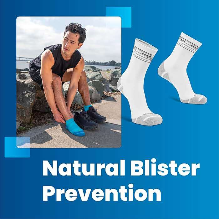 Balega Blister Resist Performance Crew Athletic Running Socks for Men and Women - Image 2